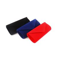 Flannelette & Polyester Clutch Bag soft surface Solid PC