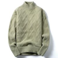 Acrylic Slim Men Sweater thicken & thermal knitted Solid PC