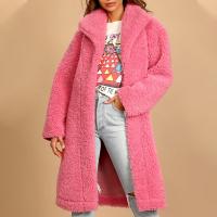 Polyester Women Coat & loose patchwork Solid PC
