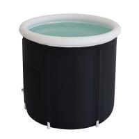 Nylon Inflatable Foldable Bathtub thicken black PC