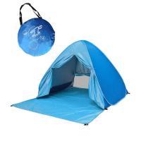Polyester Waterproof Tent portable & sun protection blue PC