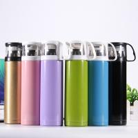 304 Stainless Steel & Polypropylene-PP & Silicone Vacuum Bottle 6-12 hour heat preservation & portable PC