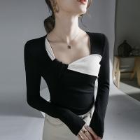 Polyester Vrouwen lange mouwen blouses Solide meer kleuren naar keuze stuk