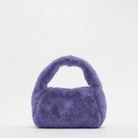 Plush Handbag soft surface & attached with hanging strap Solid PC