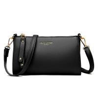 PU Leather Clutch Bag soft surface & attached with hanging strap PC