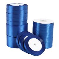 Polyester Clinquant Solide bleu profond pièce