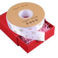 Polyester Weihnachtsband, Gedruckt, unterschiedliches Muster zur Auswahl, mehr Farben zur Auswahl, 45M/Stück,  Stück