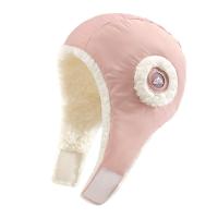 Polyester Women Ear Hat fleece & thermal plain dyed Solid : Lot
