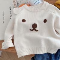 Polyester Slim Boy Sweater & thermal knitted beige PC