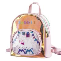 PU Leather Load Reduction Backpack waterproof Sequin animal prints PC