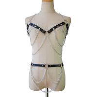 Metal Fiber Multilayer Body Chain for women & two piece Set