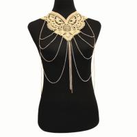 Zinc Alloy Multilayer Body Chain for women gold PC