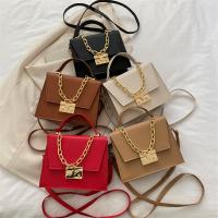 PU Leather Box Bag Handbag attached with hanging strap PC