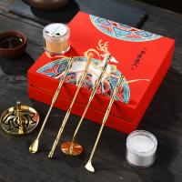 Brass Incense Tool Set with gift box & seven piece Set