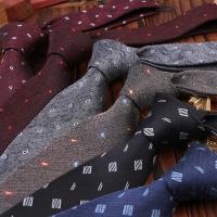 Polyester Cravate jacquard Solide plus de couleurs pour le choix pièce