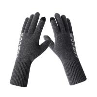 Wool Women Gloves can touch screen & thermal letter : Lot