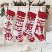 Knitted Christmas Decoration Stocking christmas design knitted Lot