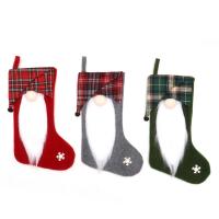 Doek Kerstdecoratie sokken Kunstmatige wol Plaid meer kleuren naar keuze Veel