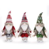 Paño Decoración navideña,  Algodón PP & Lana Artificial, diferente color y patrón de elección, gris oscuro, 5PCs/Mucho,  Mucho