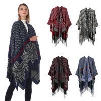 Acrylic Tassels Scarf and Shawl thermal striped PC