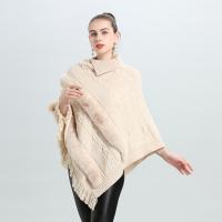 Acrylic Tassels Women Sweater loose & thermal knitted Solid : PC