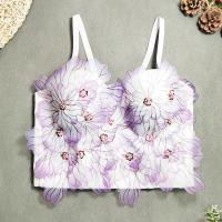 Polyester Slim Camisole backless floral PC
