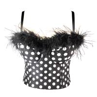 Polyester Slim Camisole backless dot PC