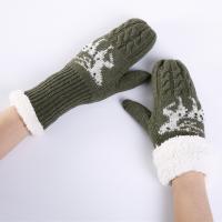 Acrylic Women Gloves thermal knitted Deerlet : Pair