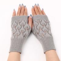 Acrylic Half Finger Glove thermal knitted : Pair