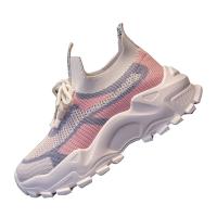 Flying Woven & Rubber Women Sport Shoes hardwearing & breathable patchwork Pair