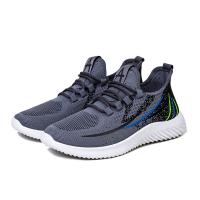 Flying Woven & Plastic Cement Men Sport Shoes & breathable Plastic Injection Pair