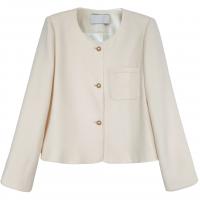 Viscose & Polyester Women Coat patchwork Solid PC