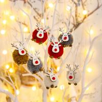 Fühlte Weihnachtsbaum hängen Deko,  Holz, Solide, mehr Farben zur Auswahl, 5Pcs/Viel,  Viel