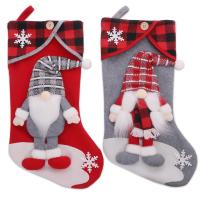 Knitted Christmas Decoration Stocking christmas design Flannelette & Artificial Wool handmade Lot