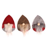 Tuch Weihnachten Besteck Tasche,  Künstliche Wolle, Handgefertigt, Solide, mehr Farben zur Auswahl, 5Pcs/Viel,  Viel