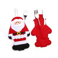 Cloth Christmas Cutlery Bag christmas design handmade Lot