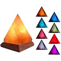 Saltstone 7 light colors Crystal Salt Lamp with USB interface PC