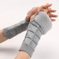 Acrylic Half Finger Glove thermal Solid : Pair