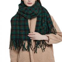Polyester Tassels Women Scarf thermal plaid PC