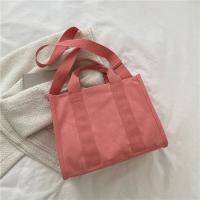Canvas Handbag soft surface & attached with hanging strap letter PC