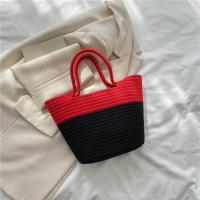 Straw Woven Tote large capacity & soft surface PC