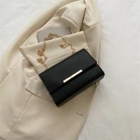 PU Leather Box Bag Crossbody Bag with chain PC
