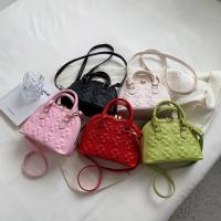 PU Leather Shell Shape Handbag attached with hanging strap PC