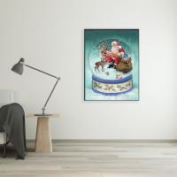Canvas & Resin without frame & DIY Diamond Painting christmas design handmade PC