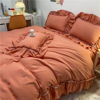 Polyester Bedding Set  plain dyed Solid Set