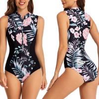 Polyamide One-piece Swimsuit & skinny style printed PC