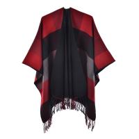 Polyester Tassels Scarf and Shawl thermal plaid PC