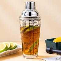 Glass & Stainless Steel Cocktail Shaker durable PC