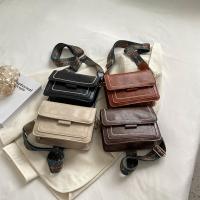 PU Leather Adjustable Strap & Box Bag Crossbody Bag PC