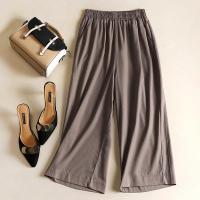 Algodón Pantalones Mujer Capri, labor de retazos, Sólido, más colores para elegir,  trozo